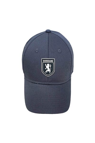 Giordano Cotton Twill Cap with Rubber Badge