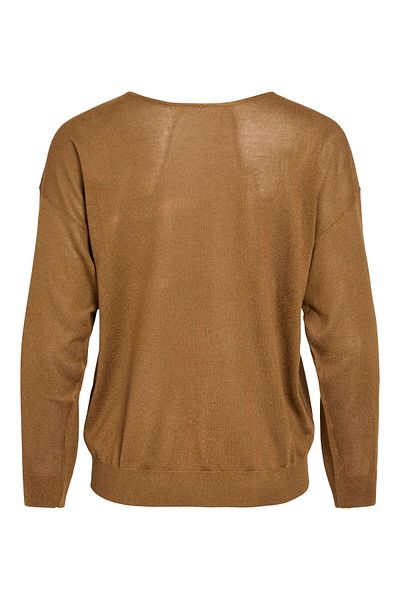 VILA Strickpullover VINOVY V-Ausschnitt