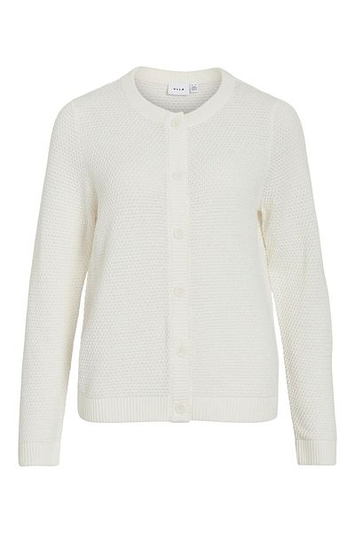 VILA Strickjacke VIDALO Rundhals