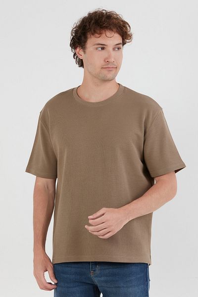 Fulla Moda Μπλουζάκι Basic Crew Neck Oversize