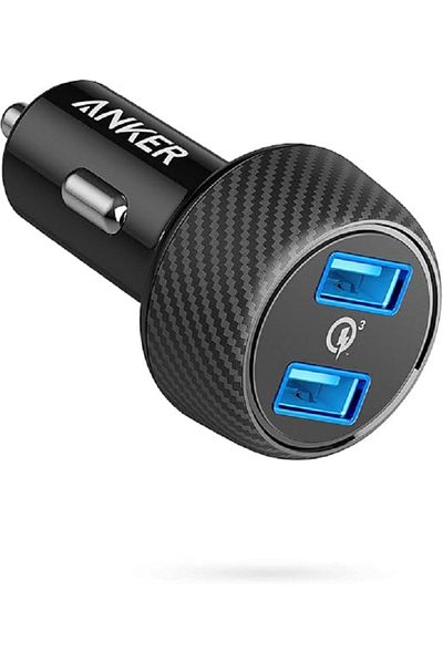 Anker PowerDrive Speed 2 USB Car Charger Quick Charge 3.0Dual USBBlack