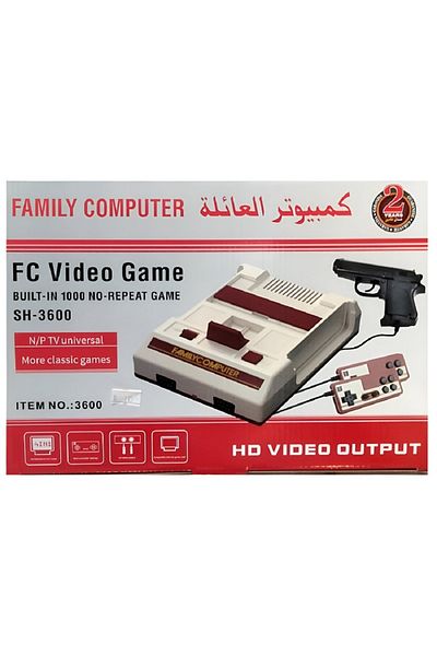 rexa FC Family Computer Game Console – Classic Retro TV Video Game System