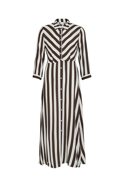 VILA Blusenkleid Maxi