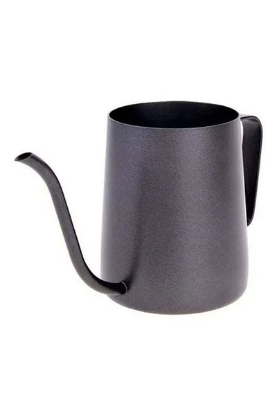 Saharaz Coffee drip kettle, 500ml, long mouth design, stainless steel material, safe and durable, black