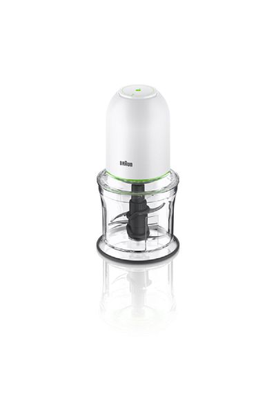 Braun 500W 2-Speed 2-in-1 MultiPractic 3 Chopper with Advanced Quad Blade Technology White and Clear 500ml