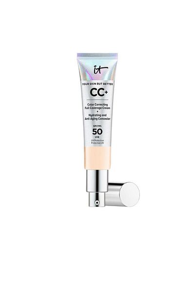it cosmetics Cremă CC cu acoperire medie, iT COSMETICS Your Skin But Better CC+ SPF50+, culoare deschisă, 32 ml