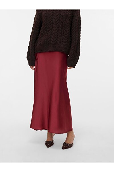 Vero Moda Rock VMGODDESS Mittlere Taille Langer Rock