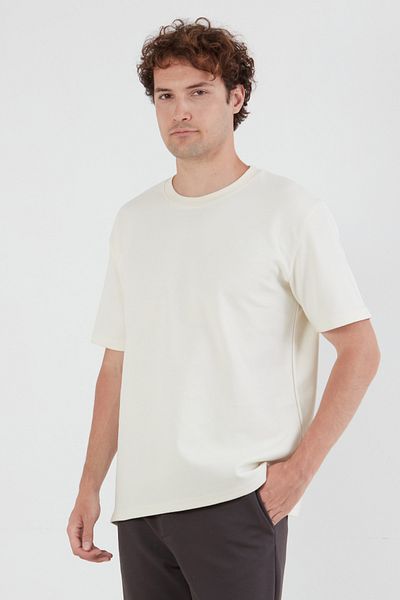 Fulla Moda Basic Crew Neck Oversize T-Shirt