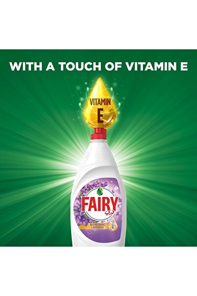 Fairy Dishwashing Liquid Refreshing Lavender With A Touch Of Vitamin E Value Pack 2 x 800 ml
