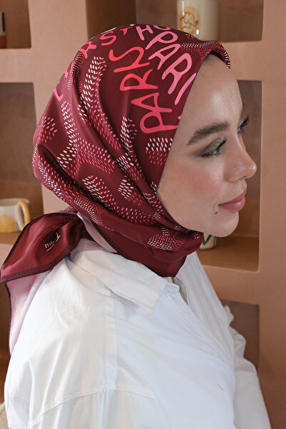 diorel Yazı Desen Twill Eşarp