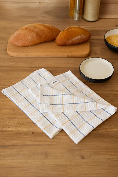 vinte 2'li Premium Mutfak Havlusu Seti & Kurulama Bezi 45x65