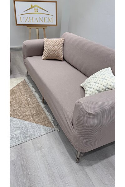 uzhanem Середній розмір 2-місний чохол для дивана (150–190 см) з еластичною гумкою та антиковзаючим покриттям