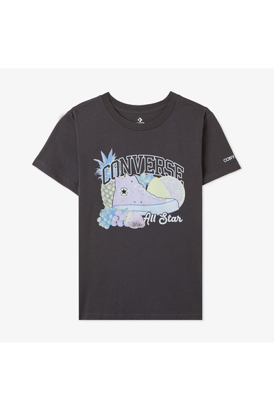 Converse Chuck &Fruit Çocuk Siyah T-Shirt