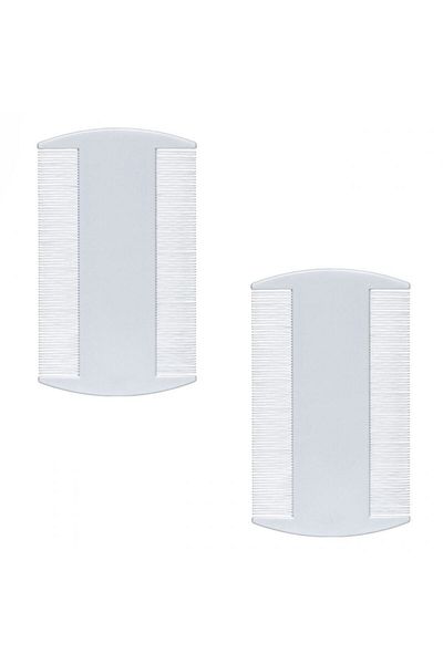 OEM Set 2 buc pieptene pentru paduchi, alb-Blusmart