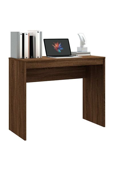 vidaxl Desk Brown Oak 90x40x72 cm Engineered Wood