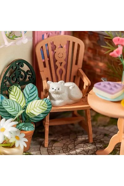 Robotime Tea Garden - DIY 3D Miniature House - 76 Pieces