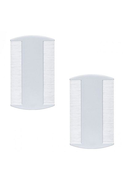 OEM Set 2 buc pieptene pentru paduchi, alb-Blusmart
