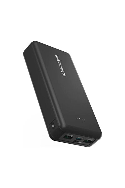 RavPower Baterie externă RavPower RP-PB1216, 20.000 mAh, 15W, 4 porturi, Negru