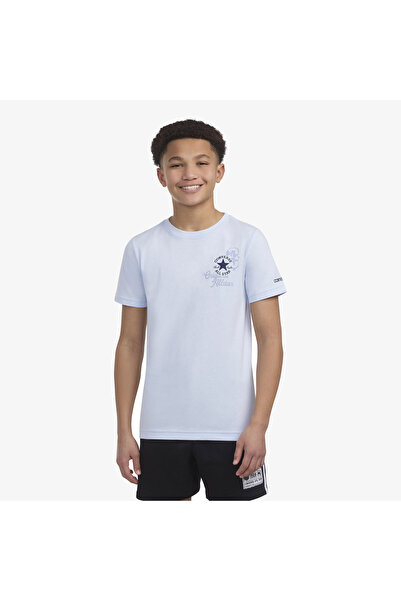 Converse Chuck Taylor All Star Çocuk Mavi T-Shirt