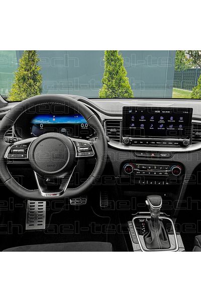 ael-tech Kia X Ceed Compatible Navigation and Digital Instrument 9H Nano Screen Protector Set of 2