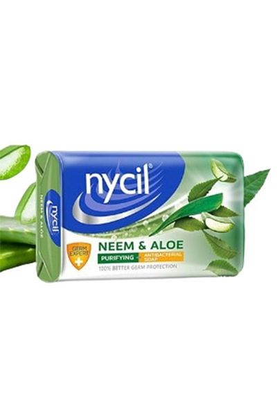 NYCIL Neem & Aloe Bar Soap - 125 g x 4