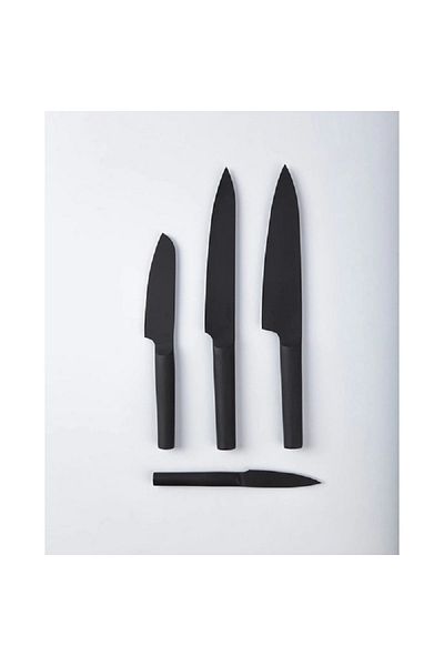 Berghoff Kuro Essentials Titanium PVD Coating Stainless Steel Paring Knife Black