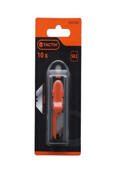 Tactix 10-Piece High Quality Stainless Steel Utility Knife Blade