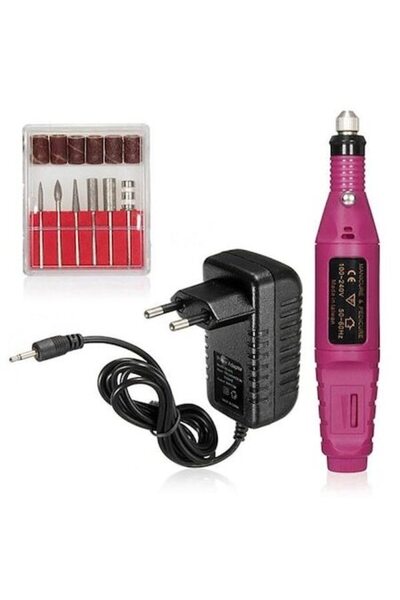 OEM Pilă electrică de unghii cu 6 vârfuri pentru manichiură-pedichiură