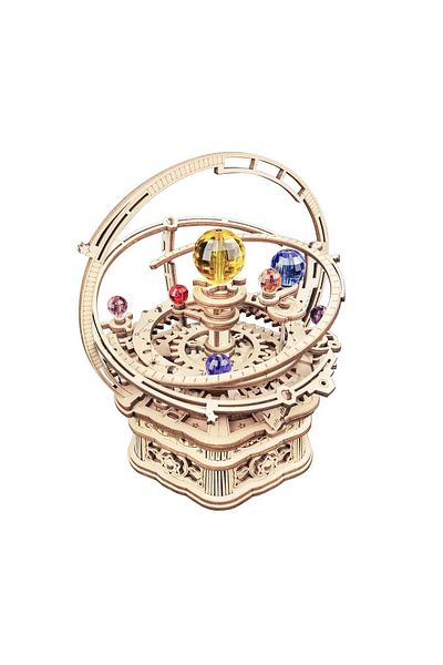 Robotime Starry Night Music Box - 3D Mechanical Wooden Puzzle - 84 Pieces
