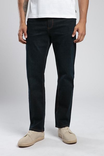 Lee Cooper Rico High Waist Straight Cut Straight Leg Blue Men's Jean Pants