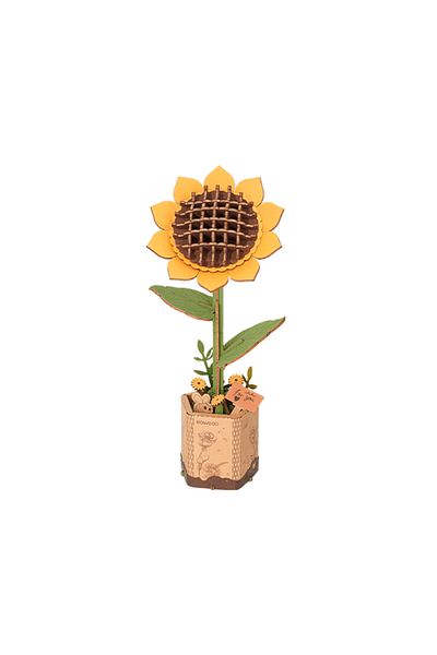 Robotime Sunflower - 3D Wooden Puzzle - 154 Pieces