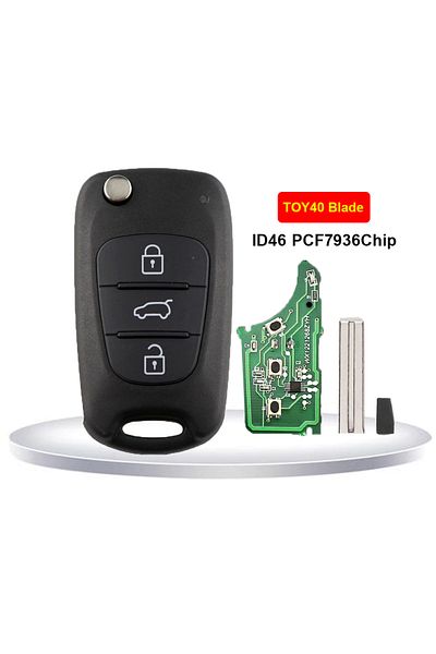 Choice مفتاح سيارة عن بعد TOY40 Blade 433 ميجا هرتز قابل للطي لسيارة كيا بيكانتو سبورتاج Rio3 K5 K2 لسيارة هيونداي I20 I3