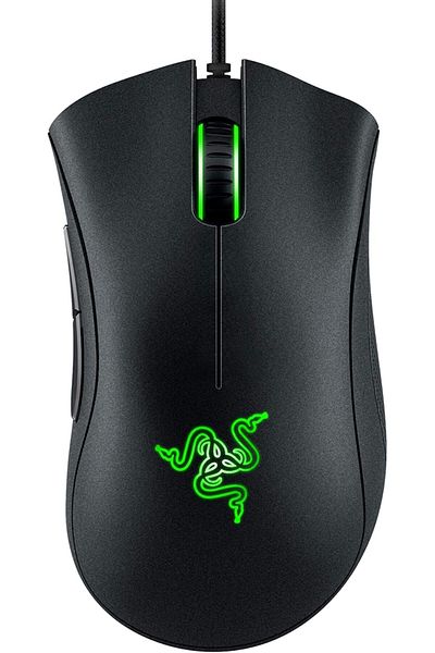 RAZER ماوس الألعاب DeathAdder Essential: مستشعر بصري بدقة 6400 نقطة في البوصة - 5 أزرار قابلة للبرمجة - ميكانيكي