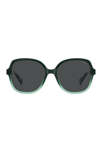 Polaroid Polarized Sunglasses Women Polaroid PLD 4177/S/X 1ED/M9, Plastic, Green, 55 mm