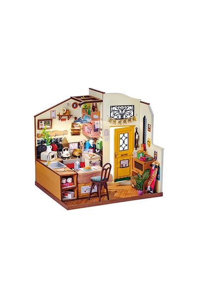 Robotime Cozy Kitchen - DIY 3D Miniature House - 196 Pieces