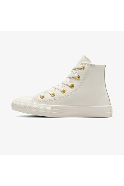 Converse Chuck Taylor All Star Taylored Lux Çocuk Krem Deri Sneaker