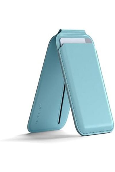 Satechi Magsafe Wallet, Vegan-Leather Magnetic Wallet for iPhone with 4 Card Slots, NFC Pass Through