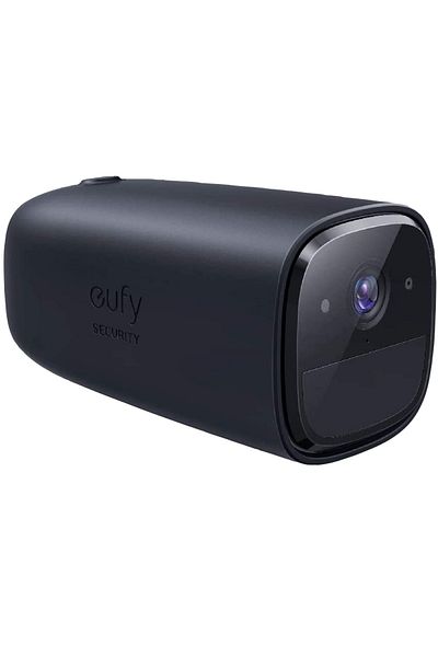 eufy Set of 2 silicone covers for eufycam 1, 2 and 2 Pro, UV and rain protection, Black
