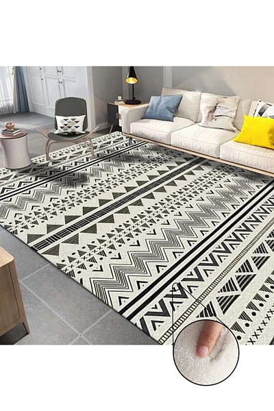 sharpdo Rectangular Soft Touch Carpet Multicolour 160*230cm