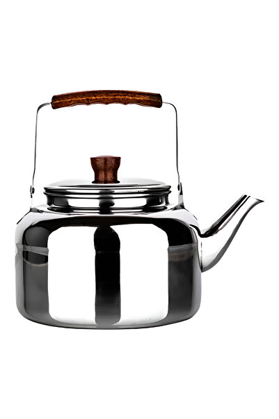 Bister غلاية شاي من الفولاذ المقاوم للصدأ مانعة للتسرب ذات فوهة واسعة ومقبض خ...