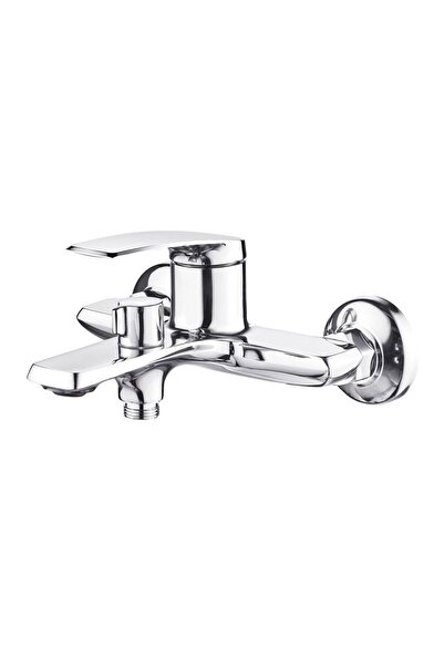 Danube Home Milano Nico Bath Shower Mixer W/Shower Set Chrome|Brass Shower Mi...