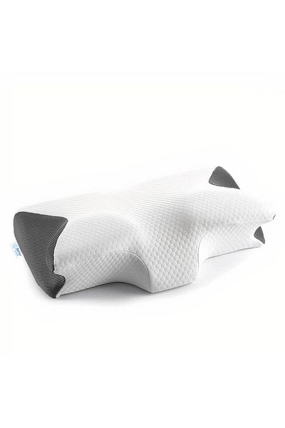 BETTER POSTURE Orthopedic Cervical Pillow Made of Memory Foam Pro, White, 61 X 34 X 12 Cm