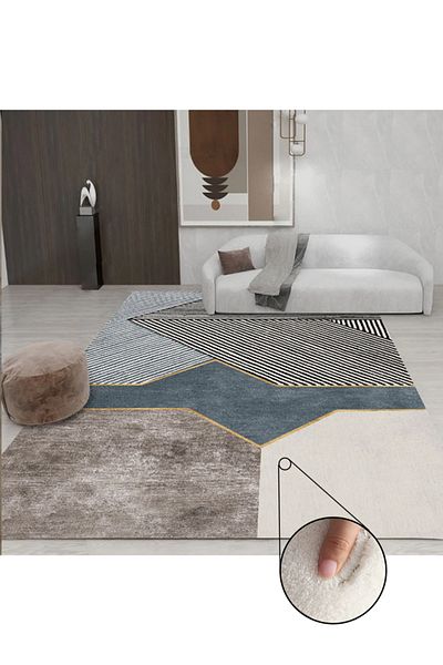sharpdo Rectangular Soft Touch Carpet Multicolour 160*230cm