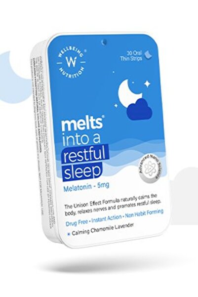 Wellbeing Nutrition - Melts Restful Sleep Plant Based 30