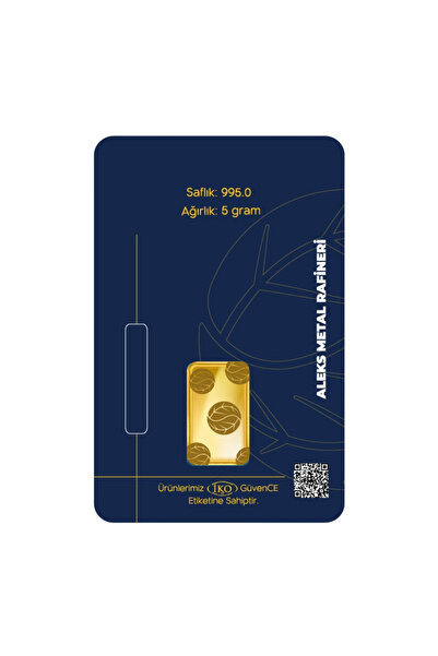aga kulche 5 gr 995 24 Ayar AMR Külçe Altın