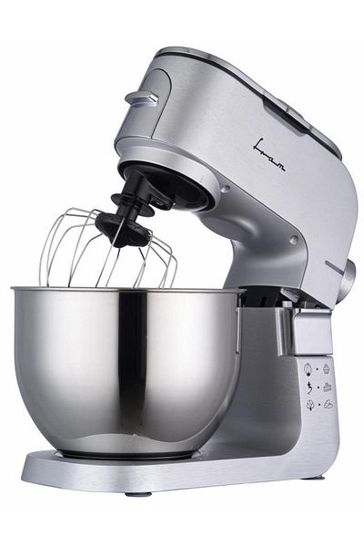 FRAM FRAM FPM-K1500M planetary mixer, 1500W, 6L stainless steel bowl, 6 speeds and Pulse function, Silver