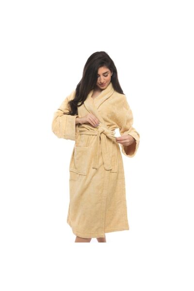 Orange Bed & Bath Zero Twist | 100% Cotton Single-Piece Bathrobe