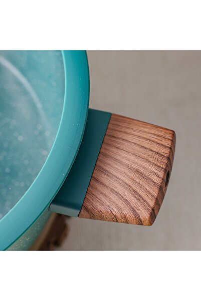 Danube Home Chef's Delight Florin 11-Piece Cookware Set Green-3.3MM Bottom