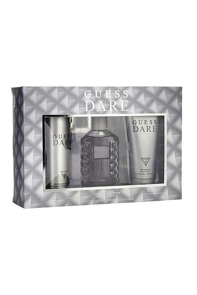 Guess Dare Set For Men, 100 ml Eau De Toilette, 200 ml Shower Gel, 226 ml Body Spray