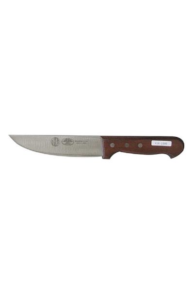 HONEYBEE Sturdy Stainless Steel Carving Knife with Triple-Riveted Handle Brown and Silver
